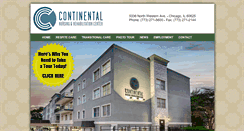 Desktop Screenshot of continental-nursing.com